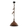 Eglo 33026 - Candelabro num fio RIDDLECOMBE 1xE27/60W/230V castanho pátina
