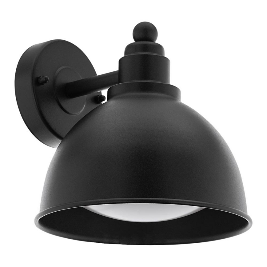 Eglo 33143 - Luz de parede de exterior AIROLA 1xE27/40W/230V preto antigo IP44