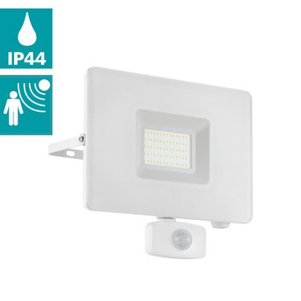 Eglo - Holofote LED com sensor LED/50W/230V IP44
