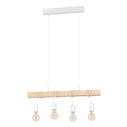 Eglo - Candelabro num fio TOWNSHEND 4xE27/60W/230V