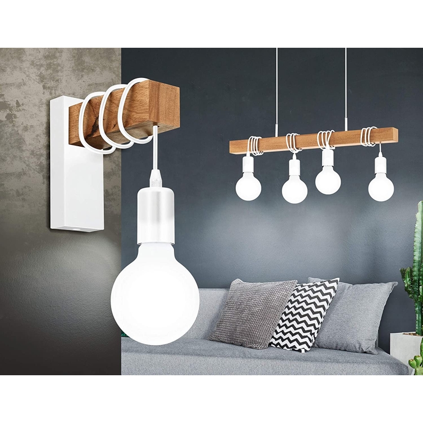 Eglo - Candelabro num fio TOWNSHEND 4xE27/60W/230V