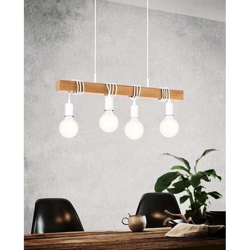 Eglo - Candelabro num fio TOWNSHEND 4xE27/60W/230V