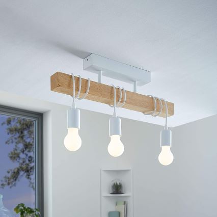 Eglo - Candelabro integrado TOWNSHEND 3xE27/60W/230V