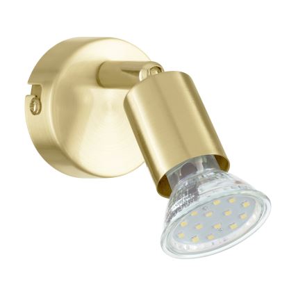 Eglo - Foco de parede LED 1xGU10/2,8W/230V 3000K dourado