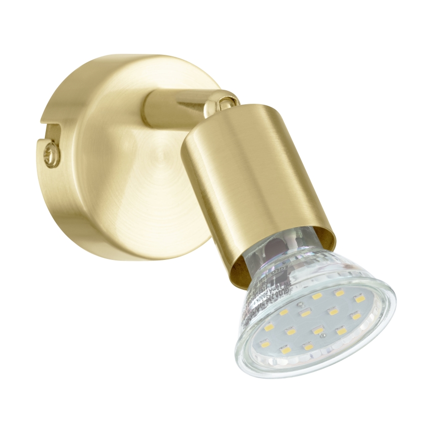 Eglo - Foco de parede LED 1xGU10/2,8W/230V 3000K dourado