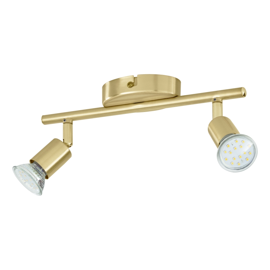 Eglo - Foco LED 2xGU10/2,8W/230V 3000K dourado