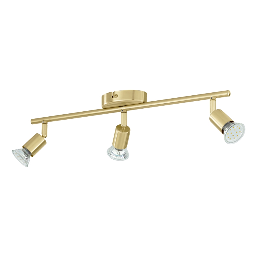 Eglo - Foco LED 3xGU10/2,8W/230V 3000K dourado