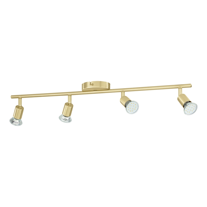 Eglo - Foco LED 4xGU10/2,8W/230V 3000K dourado