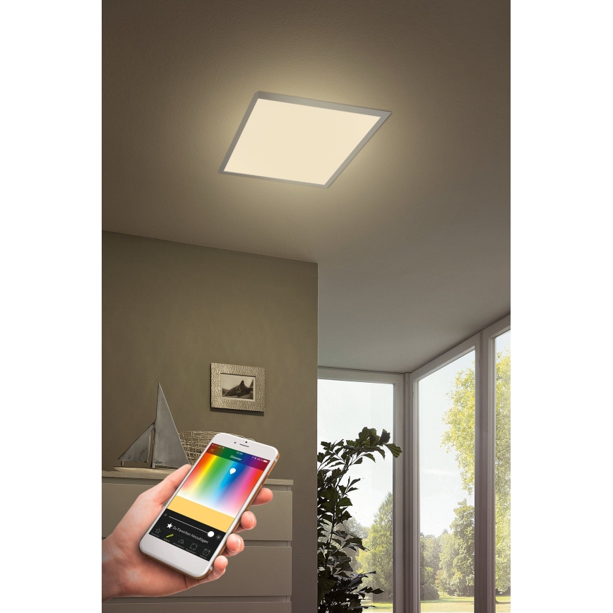Eglo 33204 - Iluminação LED RGBW com regulação SALOBRENA-C LED/34W/230V 2700-6500K + comando