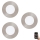 Eglo 33216 - CONJUNTO 3x LED RGBW Foco de encastrar com regulação FUEVA-C LED/3W/230V