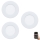 Eglo 33217 - CONJUNTO 3xLED RGBW Foco de encastrar com regulação FUEVA LED/3W/230V