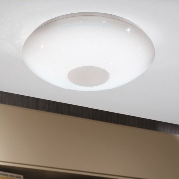 Eglo 33218 - Luminária de teto LED RGBW regulável VOLTAGO-C LED/17W/230V 2700-6500K diâmetro 38 cm