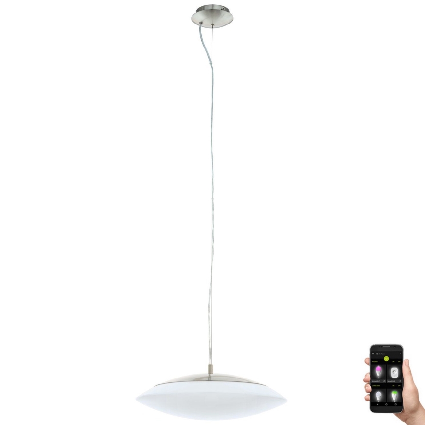 Eglo 33227 - LED RGBW Candeeiro suspenso com regulação FRATTINA-C LED/27W/230V
