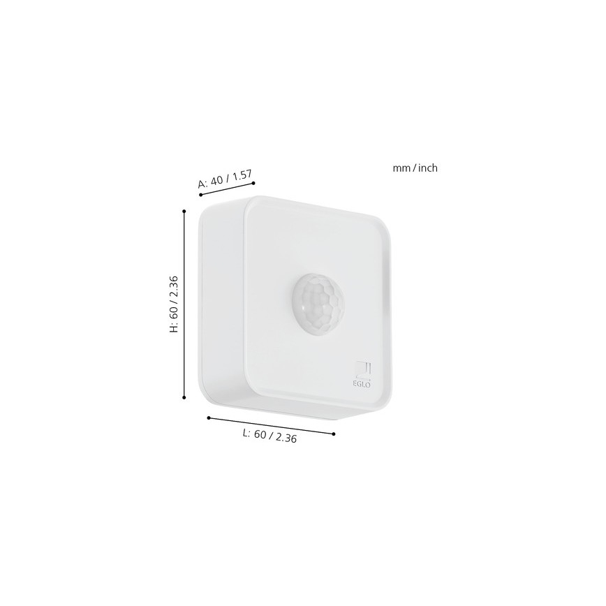 Eglo 33236 - Sensor de movimento exterior CONNECT SENSOR 12 m branco IP44