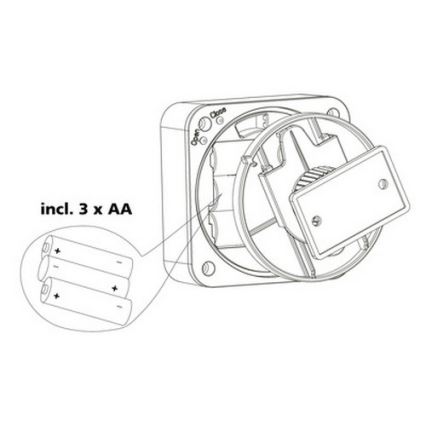 Eglo 33236 - Sensor de movimento exterior CONNECT SENSOR 3xAA 12 m branco IP44