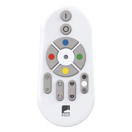Eglo 33272 - Iluminação de teto LED RGBW com regulação TOTARI-C LED/34W/230V 2700-6500K branco + comando