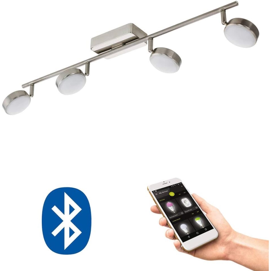 Eglo 33274 - Foco LED RGBW com regulação CORROPOLI-C 4xLED/5W/230V