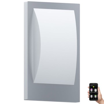 Eglo 33569 - Iluminação de parede exterior LED VERRES-C LED/9W/230V IP44 cromado mate