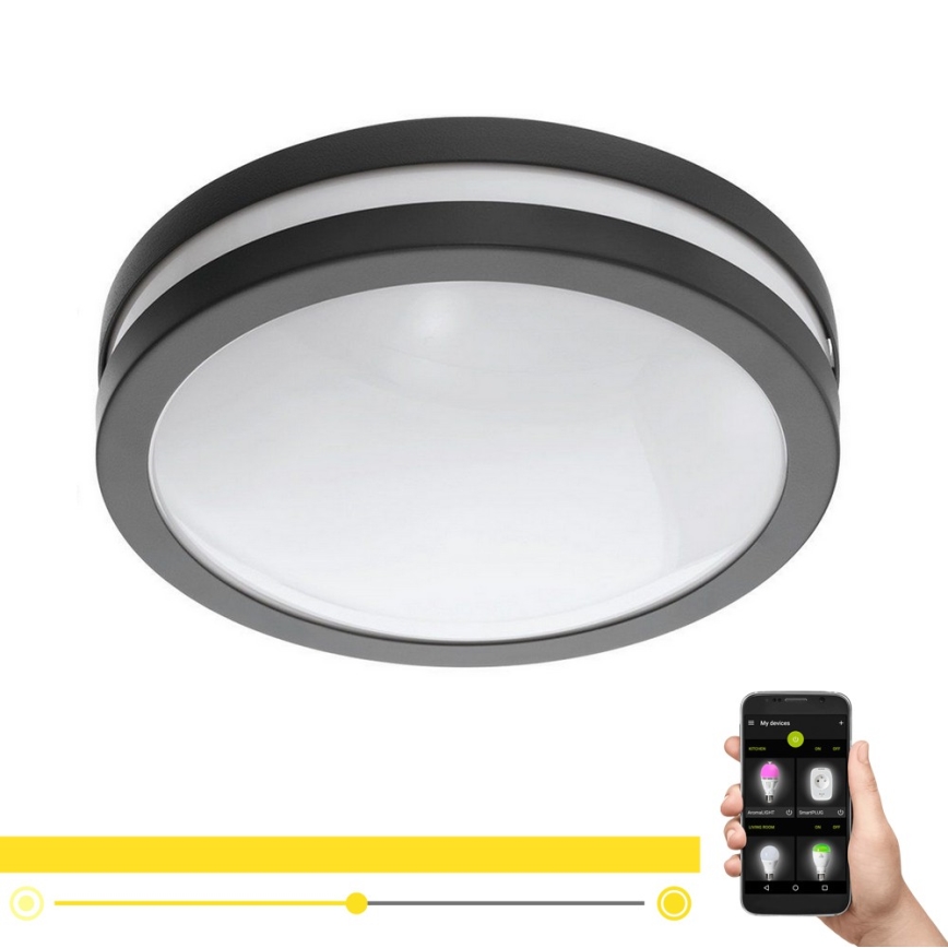 Eglo 33571 - Luminária de banheiro LED dimmerizável LOCANA-C LED/14W/230V IP44 preta