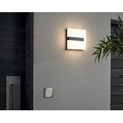 Eglo 33574 - Luminária de parede exterior LED regulável TORAZZA-C LED/14W/230V IP44