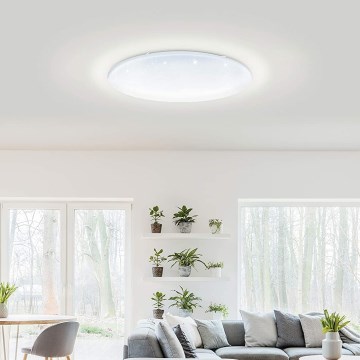 Eglo 33669 - Iluminação de teto LED RGBW com regulação TOTARI-C LED/43W/230V 2700-6500K branco + comando