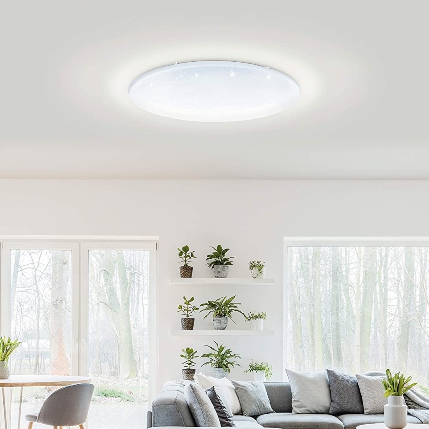 Eglo 33669 - Iluminação de teto LED RGBW com regulação TOTARI-C LED/43W/230V 2700-6500K branco + comando