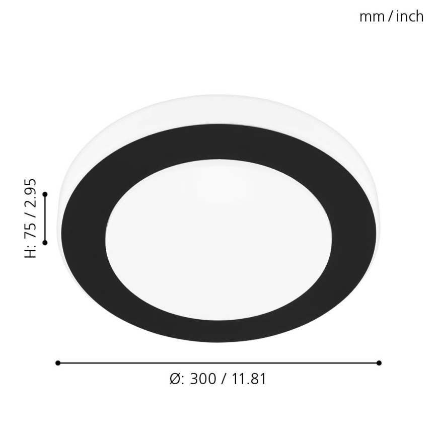 Eglo - Luz de teto de casa de banho LED LED/11W/230V IP44