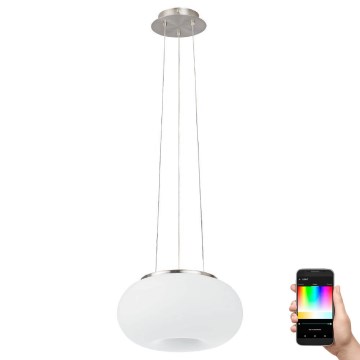 Eglo 33766 - Candeeiro suspenso LED RGBW com regulação OPTICA-C LED/22W/230V