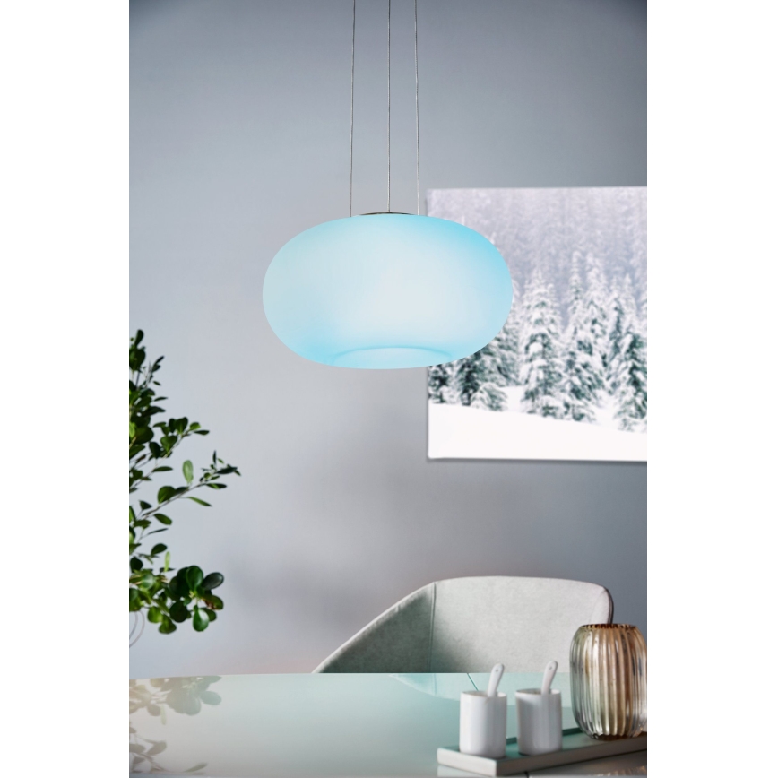 Eglo 33766 - Candeeiro suspenso LED RGBW com regulação OPTICA-C LED/22W/230V