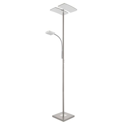 Eglo 33819 - Candeeiro de chão LED táctil com regulação SOLANO LED/30W/230V + LED/4W