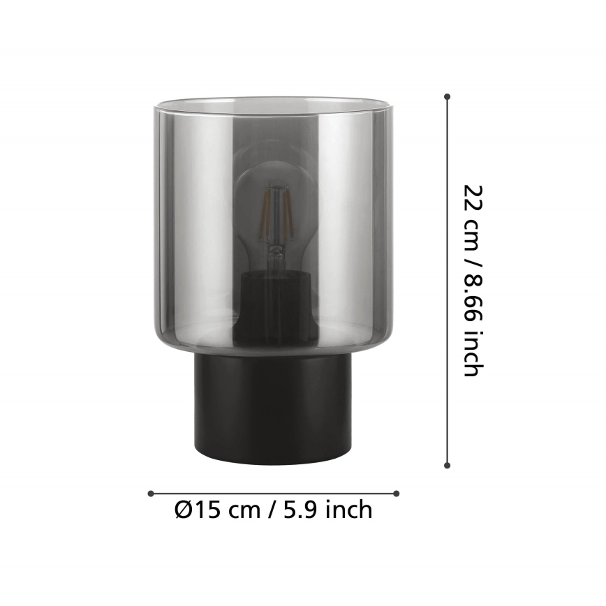 Eglo - Candeeiro de mesa 1xE27/60W/230V