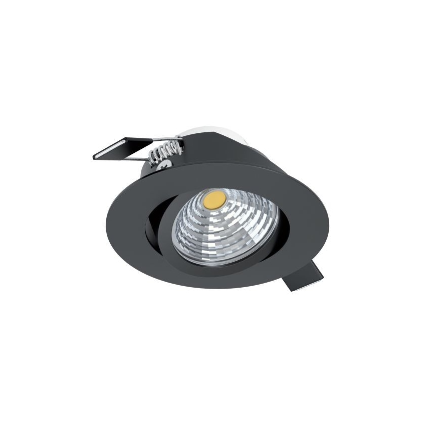 Eglo - Foco de encastrar LED com regulação/6W/230V preto