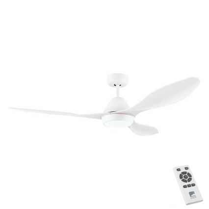 Eglo - Ventoinha de teto LED/18W/230V + comando