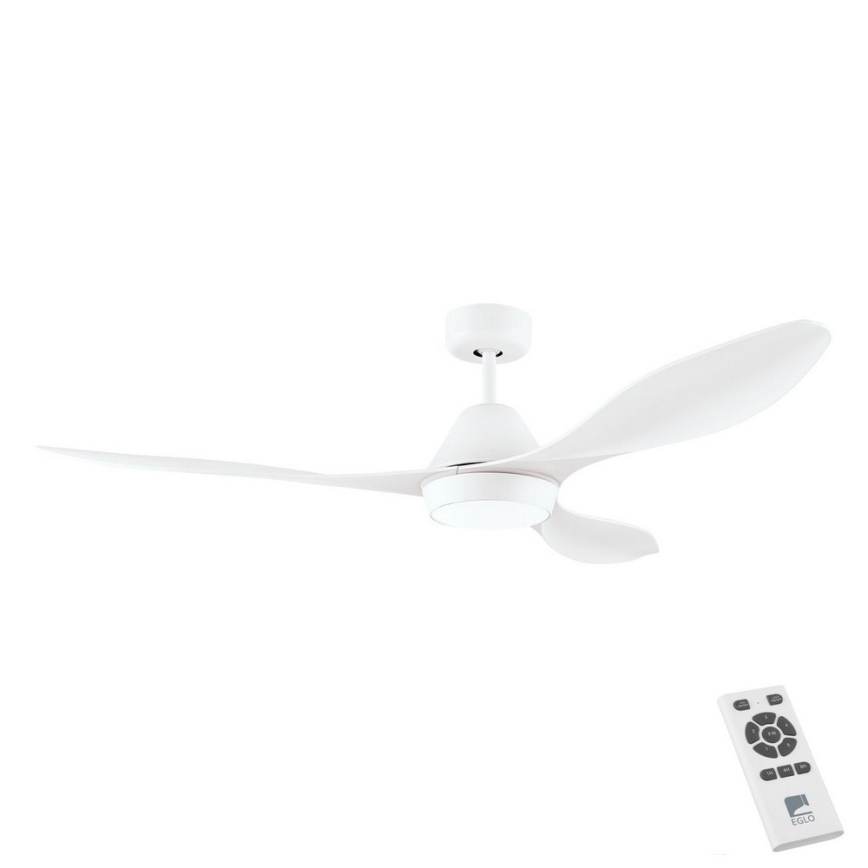 Eglo - Ventoinha de teto LED/18W/230V + comando