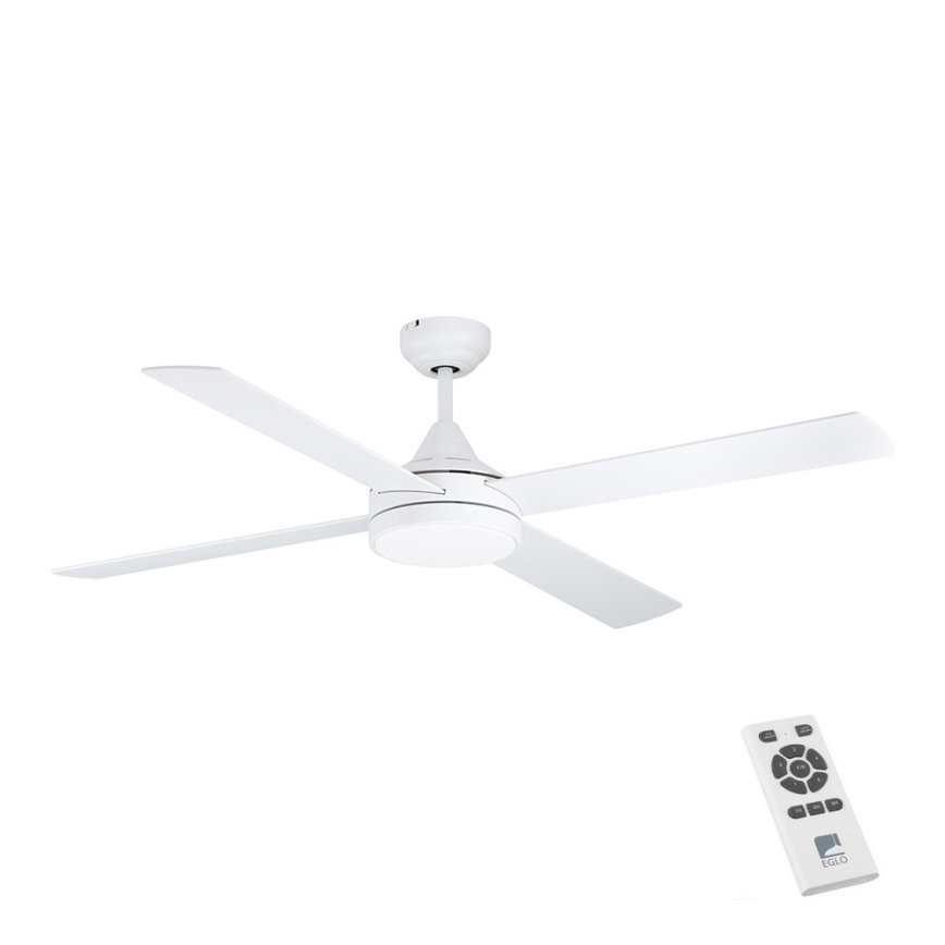 Eglo - Ventoinha de teto LED LED/20W/230V 3000/4000/5000K + comando branco