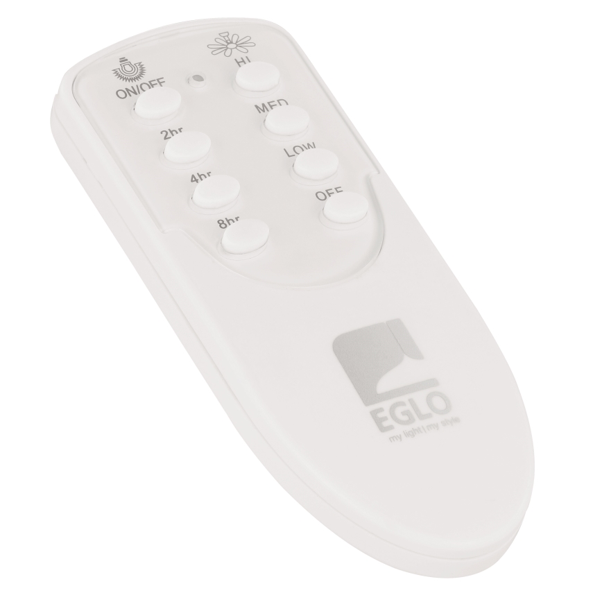 Eglo - Ventoinha de teto LED LED/20W/230V 3000/4000/5000K + comando branco
