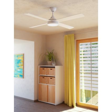 Eglo - Ventoinha de teto LED LED/20W/230V 3000/4000/5000K + comando branco