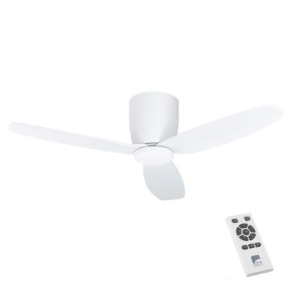 Eglo  - Ventoinha de teto LED/15W/230V + controlo remoto