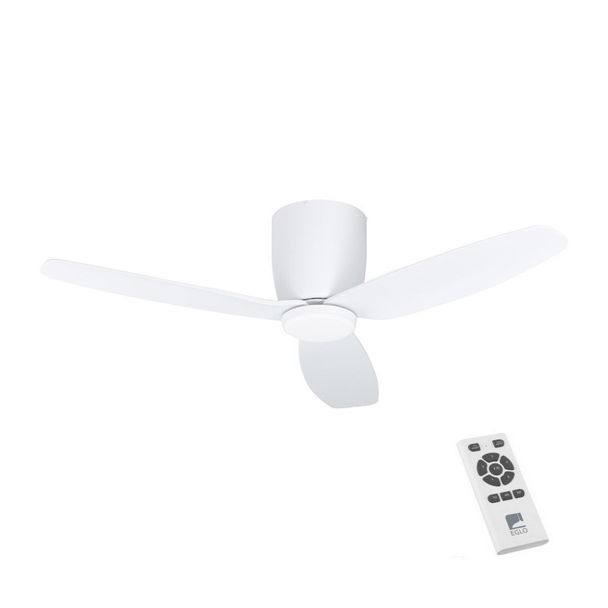 Eglo  - Ventoinha de teto LED/15W/230V + controlo remoto