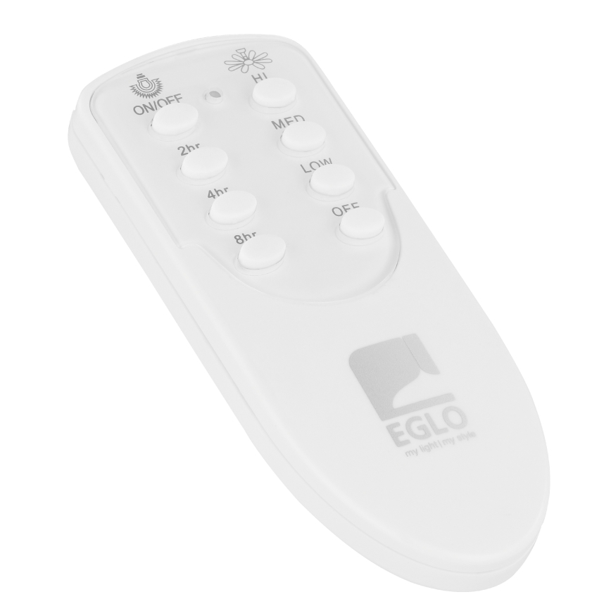 Eglo  - Ventoinha de teto LED/15W/230V + controlo remoto