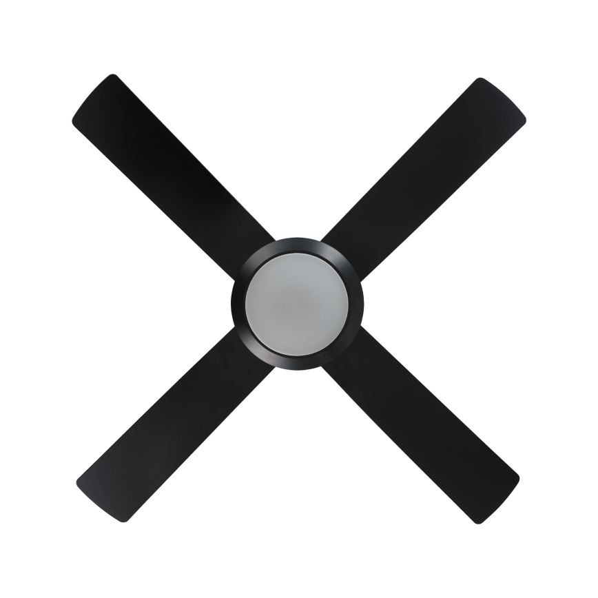 Eglo - Ventoinha de teto LED LED/20W/230V preto + controlo remoto