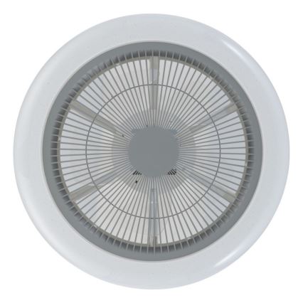 Eglo - Ventoinha de teto LED com regulação LED/25,5W/230V cinzento + comando