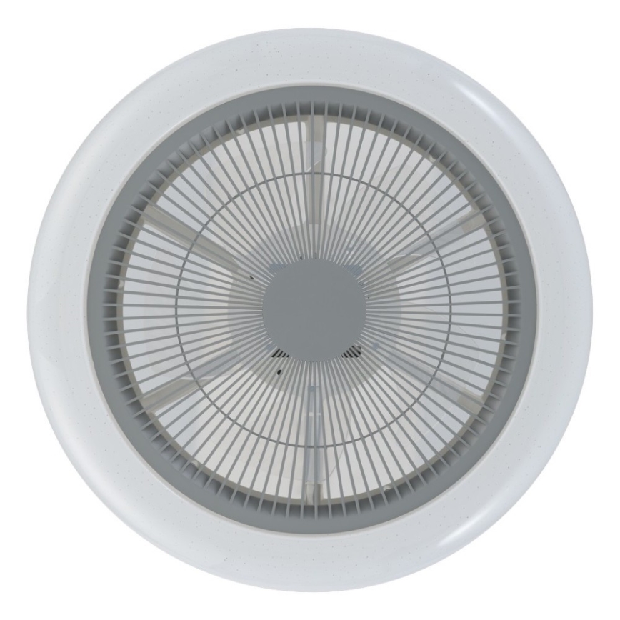 Eglo - Ventoinha de teto LED com regulação LED/25,5W/230V cinzento + comando