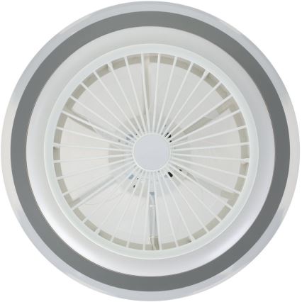 Eglo - Ventoinha de teto LED com regulação LED/25,5W/230V branco/cinzento 2700-6500K + comando
