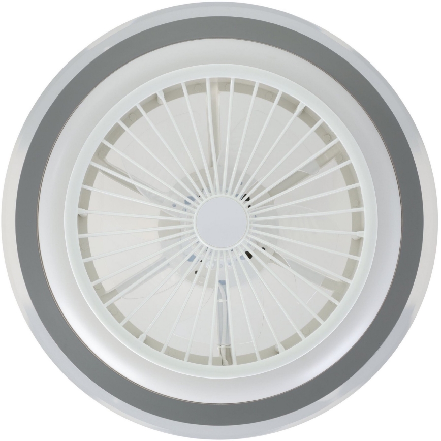 Eglo - Ventoinha de teto LED com regulação LED/25,5W/230V branco/cinzento 2700-6500K + comando