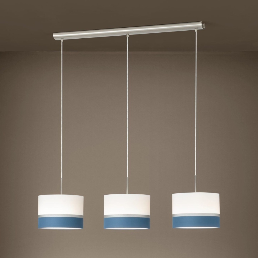 Eglo 38555 - Candeeiro suspenso SPALTINI 3xE27/60W/230V