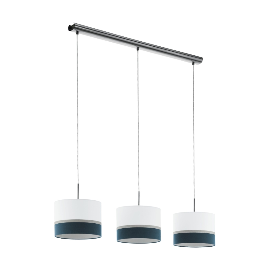 Eglo 38555 - Candeeiro suspenso SPALTINI 3xE27/60W/230V