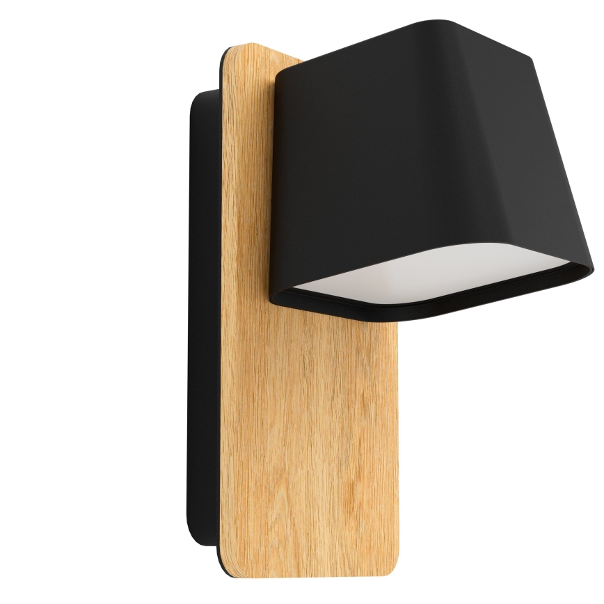 Eglo - Iluminação de parede 1xE27/40W/230V preto/castanho
