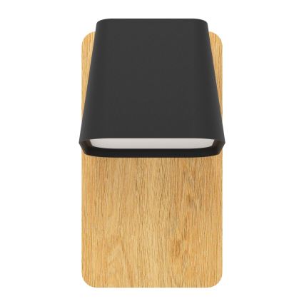 Eglo - Iluminação de parede 1xE27/40W/230V preto/castanho