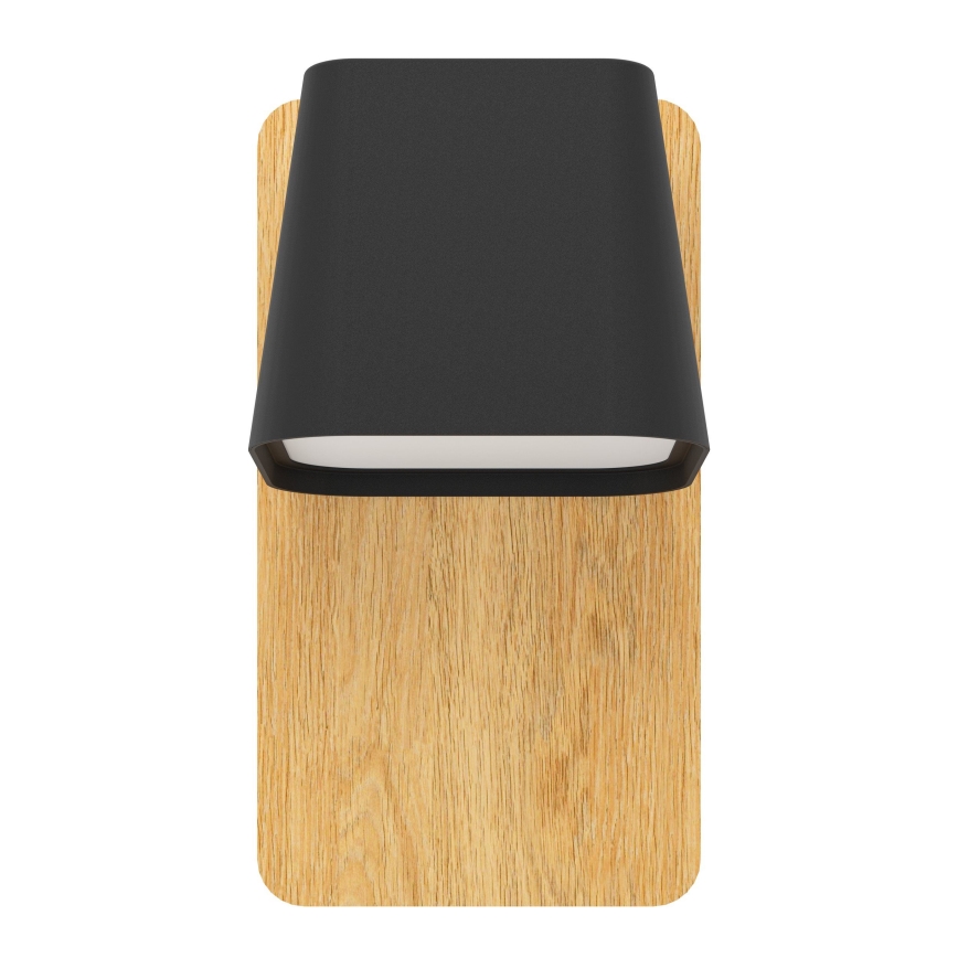 Eglo - Iluminação de parede 1xE27/40W/230V preto/castanho
